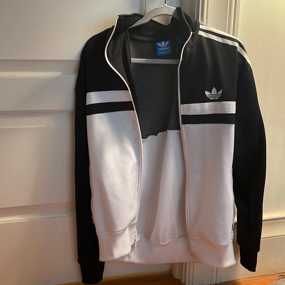 Adidas tracksuit jacket size small.